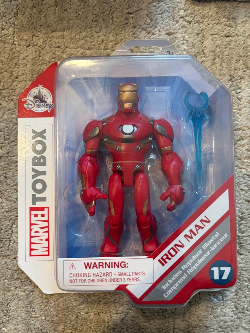 Disney Marvel Toybox Iron Man Figure - Red & Gold